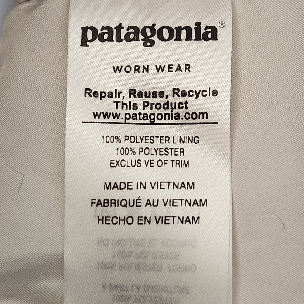 Patagonia Los Gatos Full Zip Fleece Jacket Womens Small White 25211 Slim Fit - Picture 5 of 10